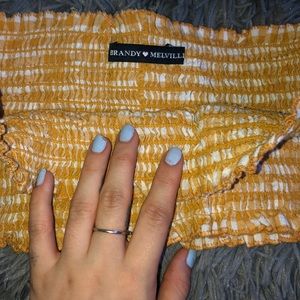 Brandy Melville cropped tube top